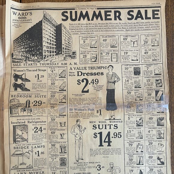 Vintage Newspaper 1932 Oregon's News-Telegram - Lindbergh Hoax - Picture 3 of 12